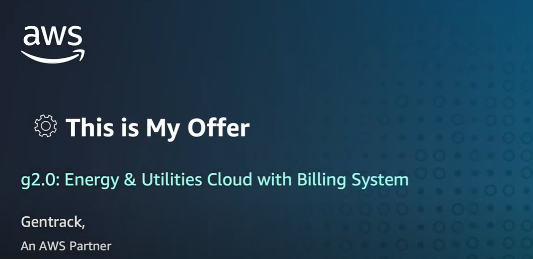 Gary Miles, CEO discusses Gentrack’s new age CRM and billing solution for utilities, g2, with Don McDonnell, Global Partner Lead, Energy and Utilities at AWS Partners.