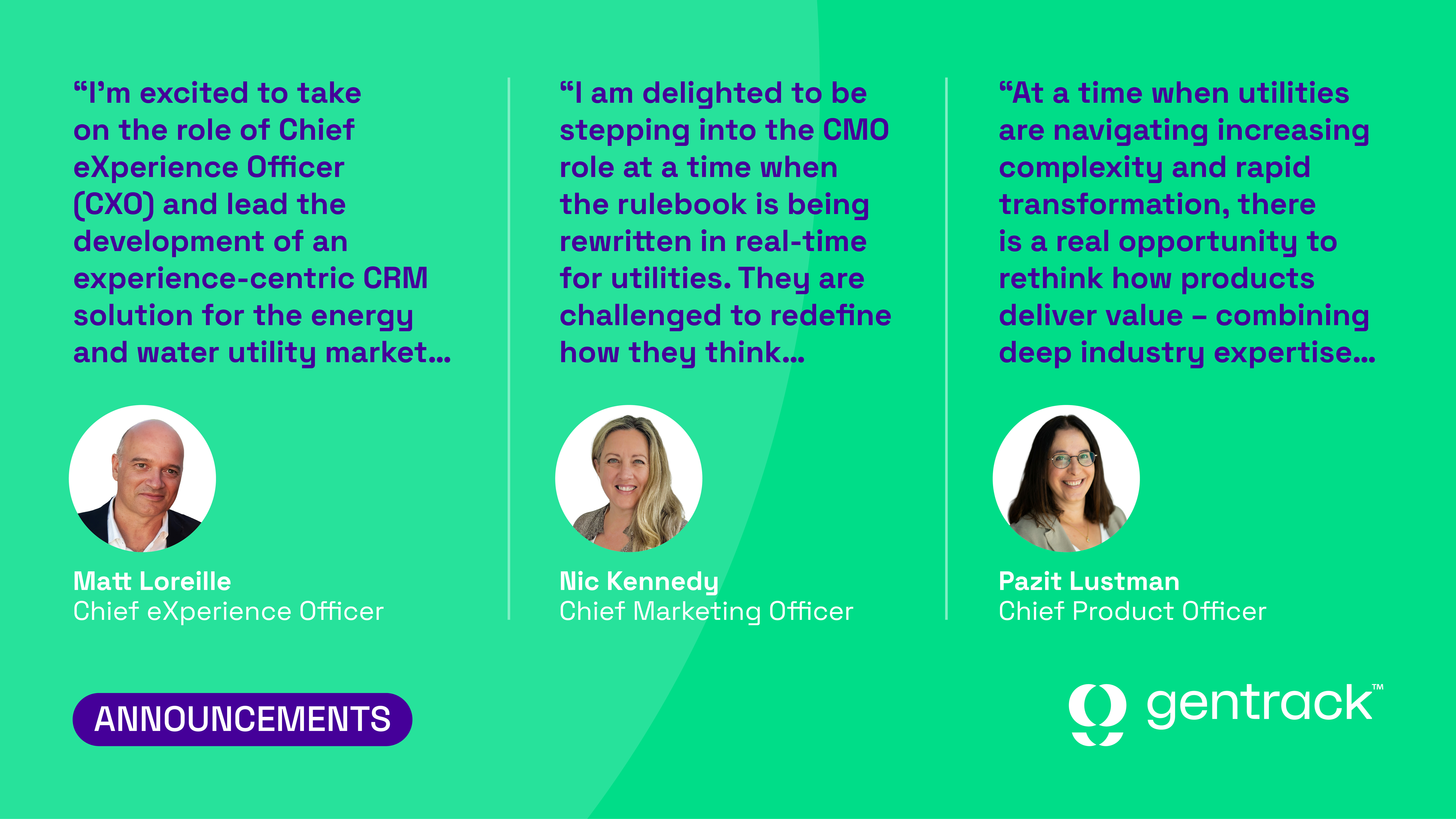 Gentrack strengthens leadership team to support next phase of utility transformation