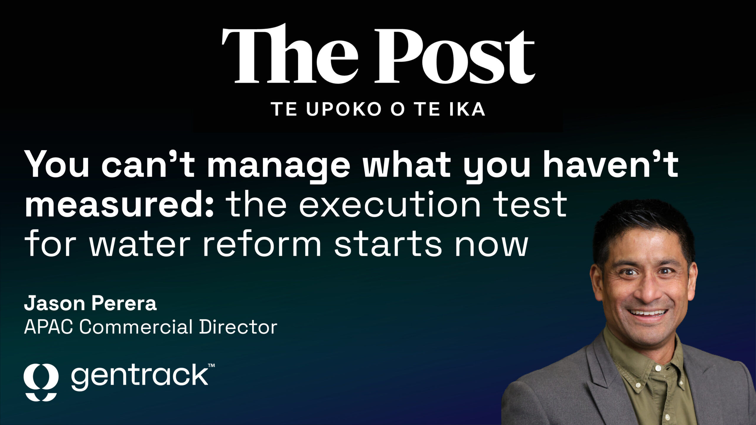 You can’t manage what you haven’t measured: the execution test for water reform starts now - Jason Perera - The Post