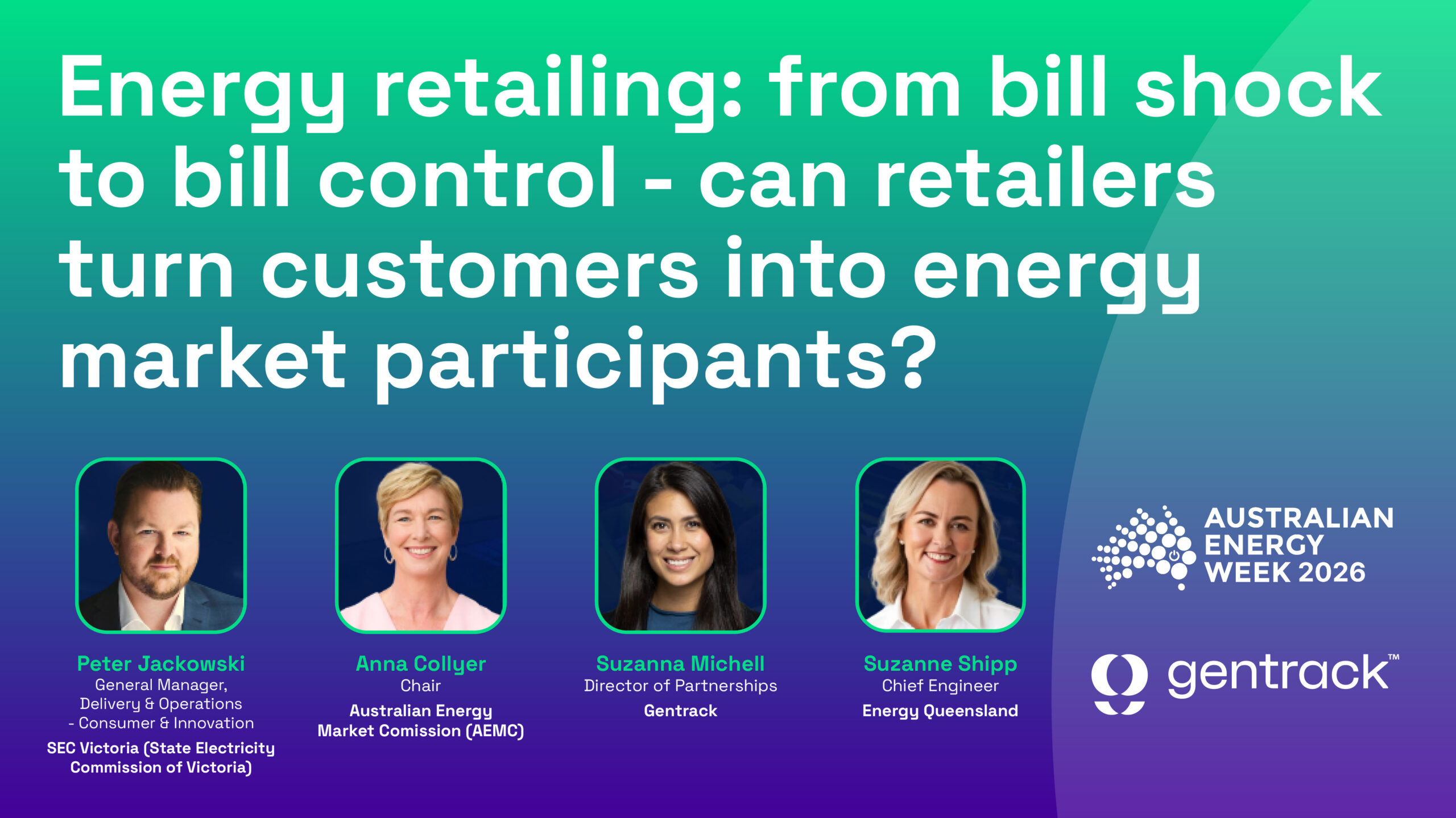 Energy retailing: from bill shock to bill control - can retailers turn customers into energy market participants
