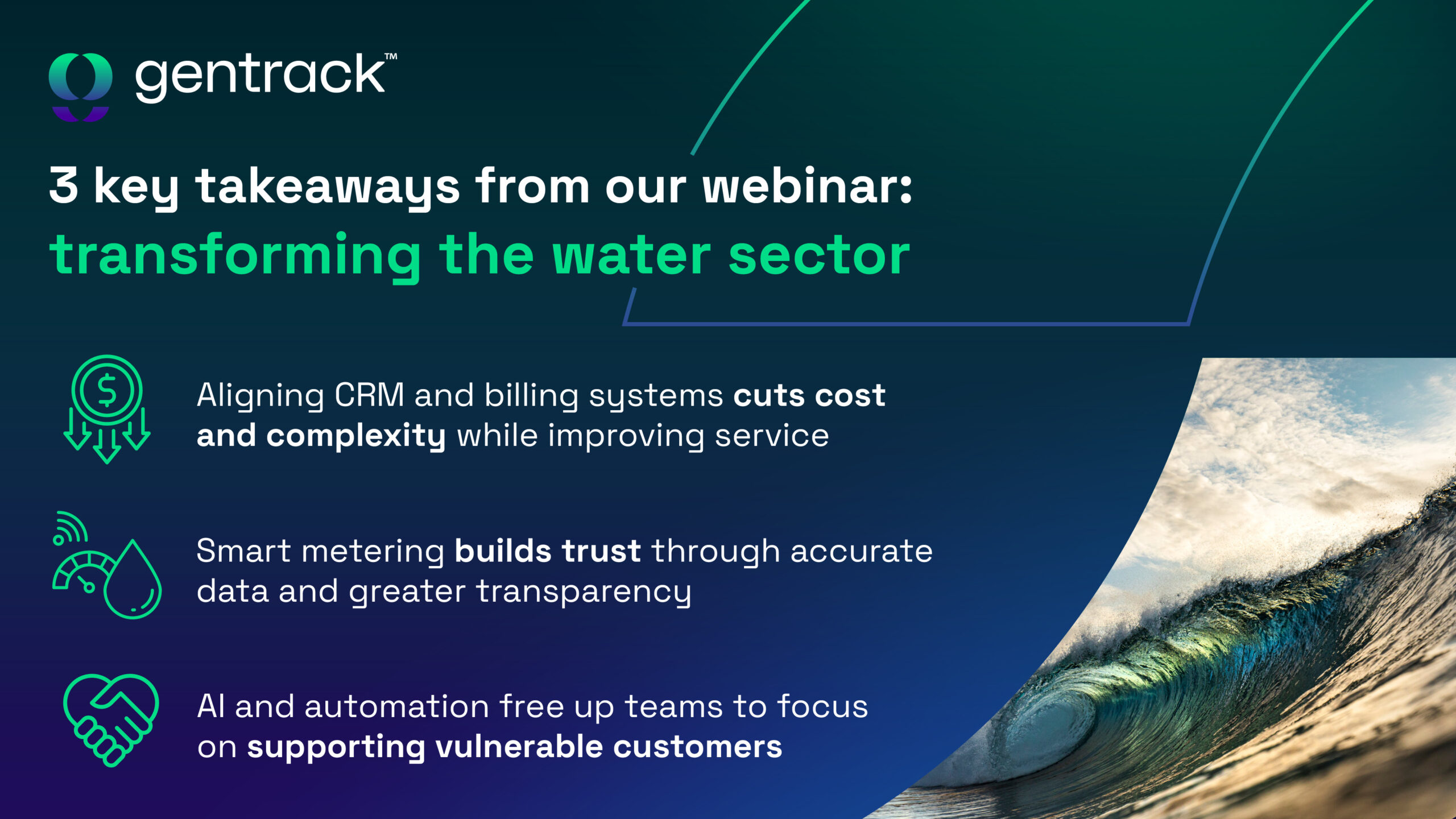 Transforming the water sector: smart technology, system alignment and customer experience